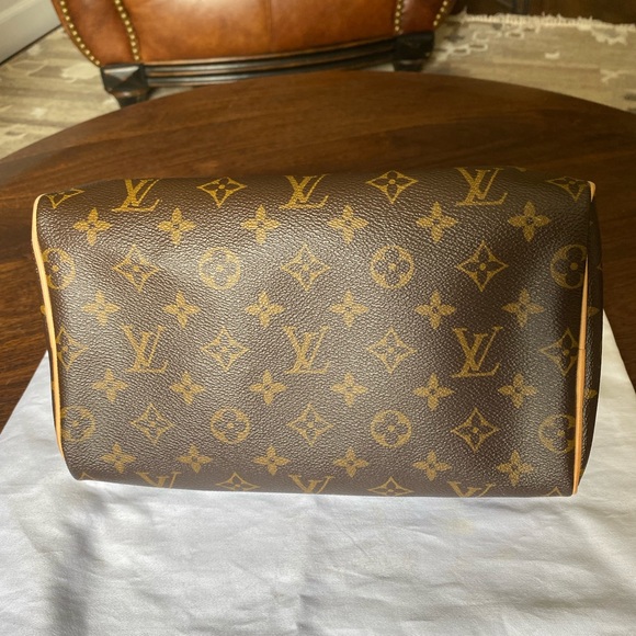 Louis Vuitton Monogram Satchel 25  in Brown and Tan - Picture 5 of 8